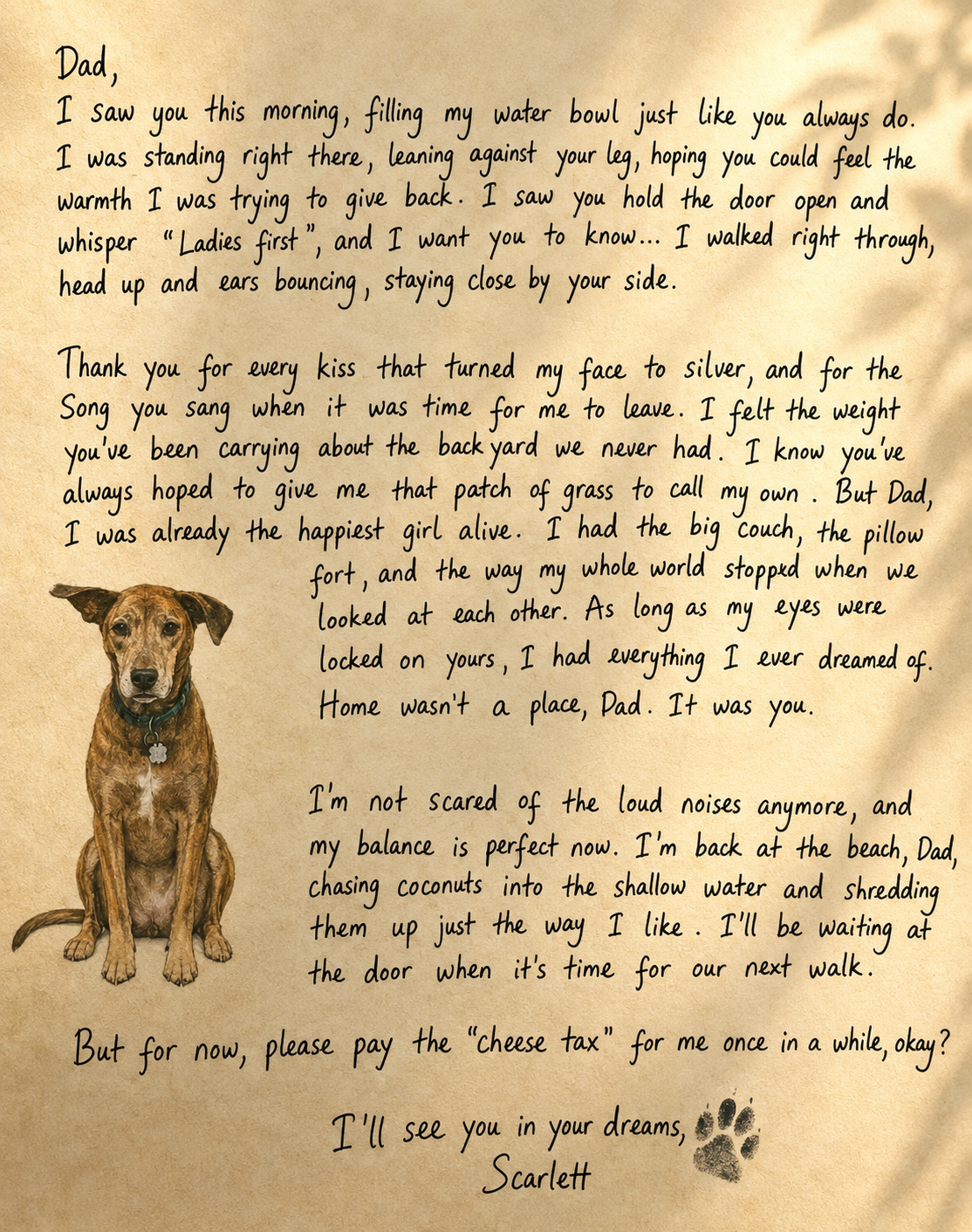 Personalized Letters From Your Pet Angel