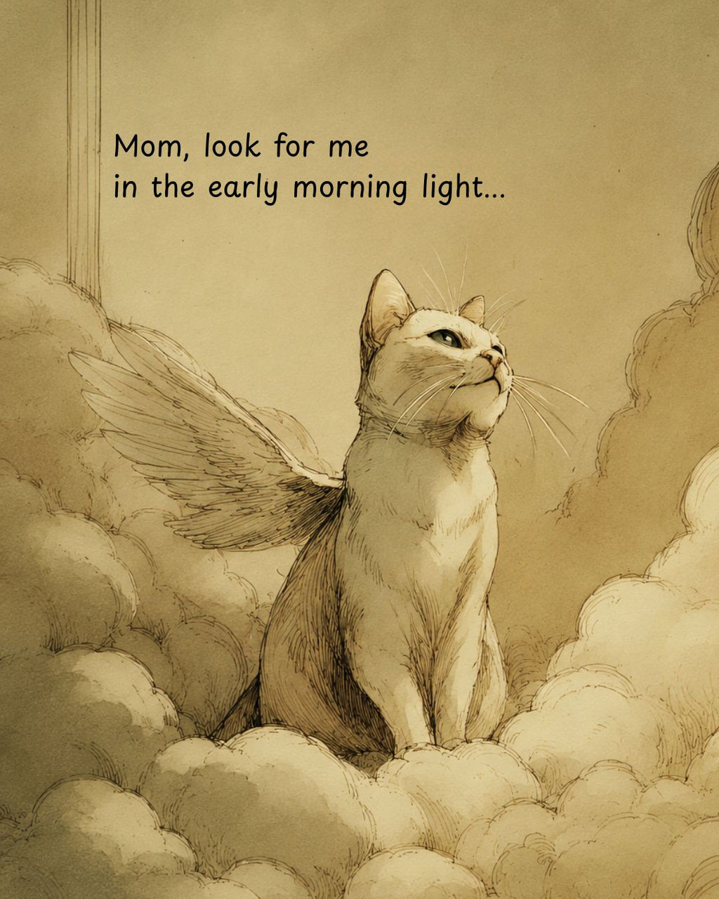 Custom Vintage Cat Tribute (Digital Delivery)