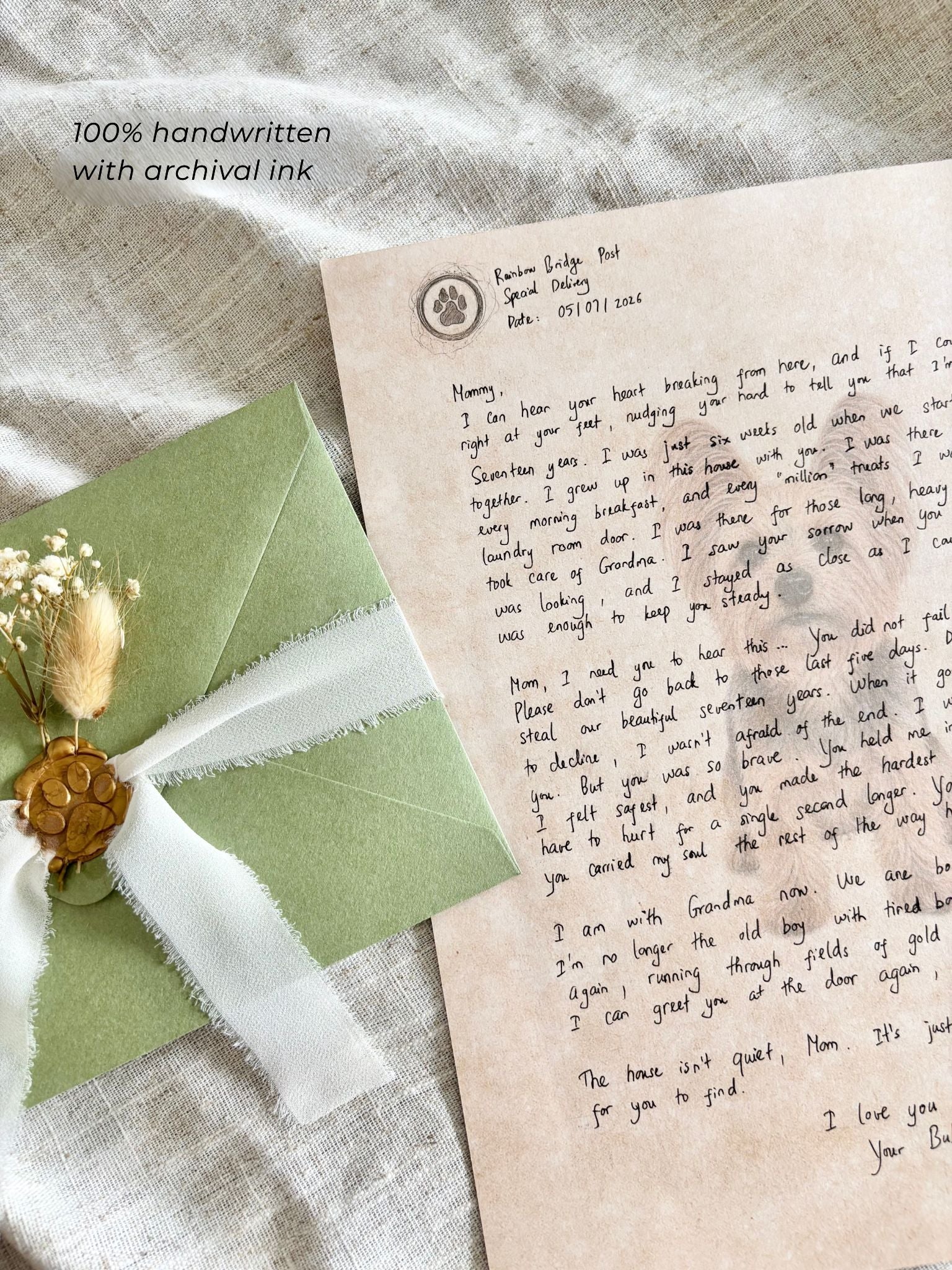 Personalized Letters From Your Pet Angel