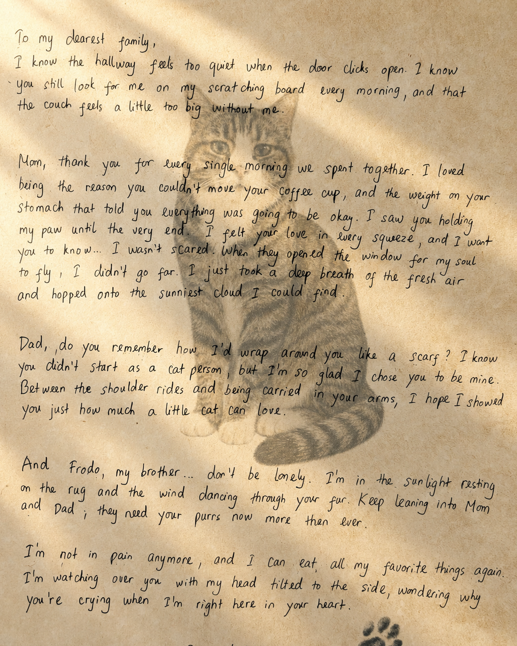 Personalized Letters From Your Pet Angel