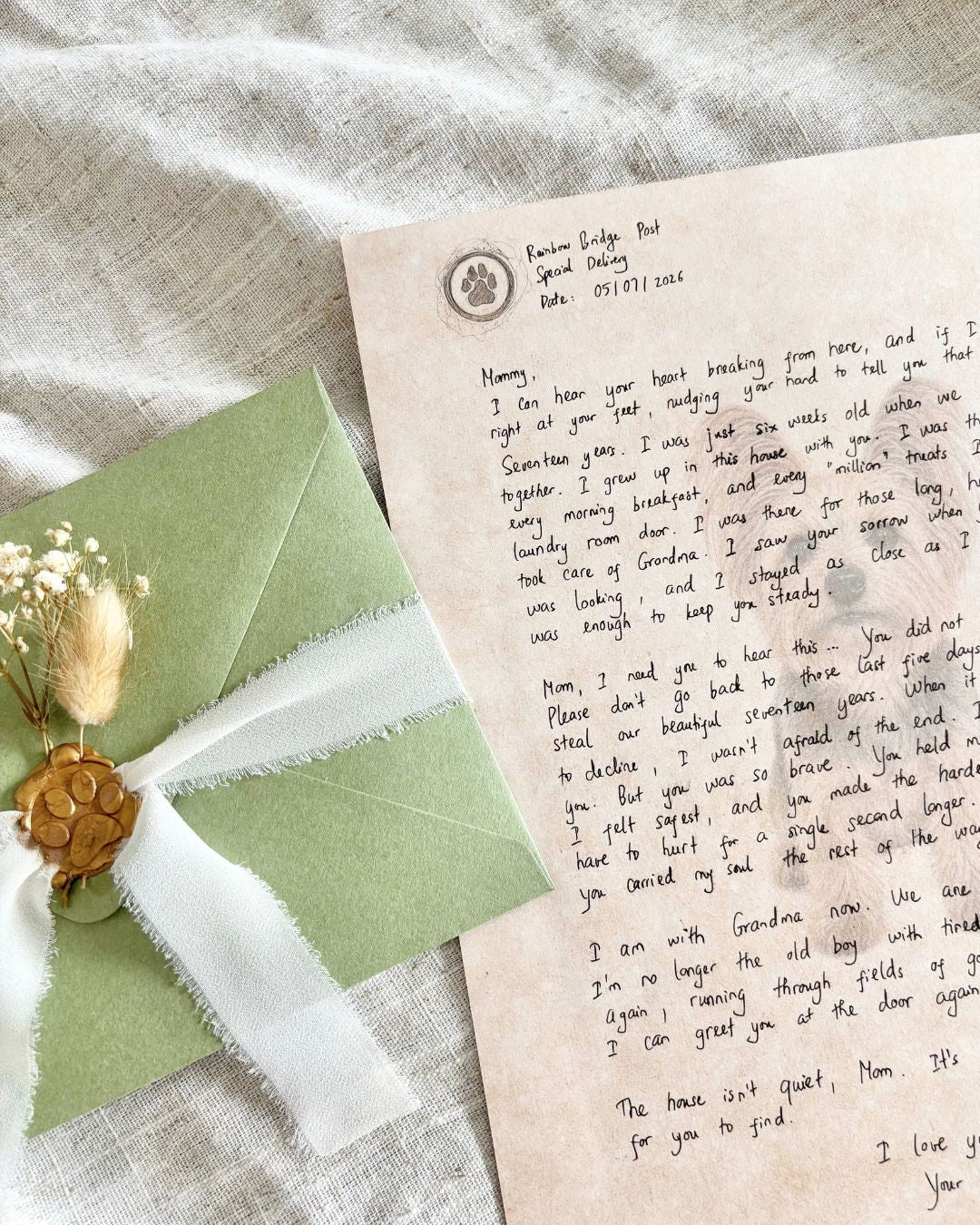 Personalized Letters from Your Pet Angel